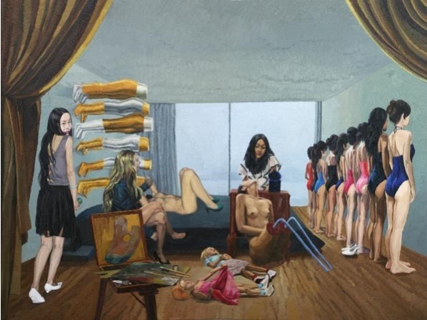 Yu Ying-Others’ Muses from ‘Painters from savage lands in the north’ series