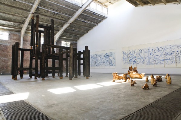 General View of QIU ZHIJIE - 'Satire' , Courtesy Galleria Continua Photo by Meng Wei 02