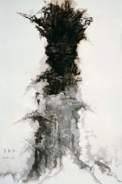 Su Xinping, “Eight Things No.3”, 2013; oil on canvas, 300 x 200 cm