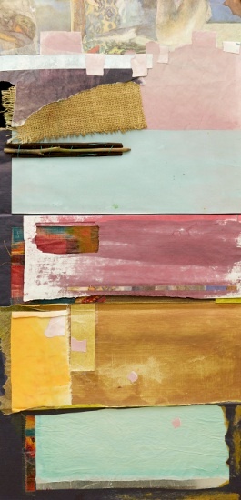 Aurelie Philippe, Fabric Samples, 2002; Mixed Media, 78x37cm