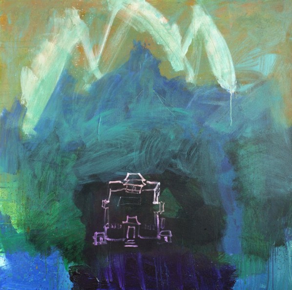 HOME,122x122cm,MIXED MEDIA ON CANVAS,2012