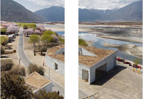 Niyang River Visitor Center in Linzhi (Tibet) by Standardarchitecture (2009-11)