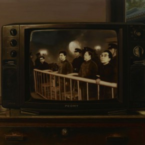 05 Chen Xi, Chinese Memories Series-The Trial of Gang of Four, 2008; oil on canvas, 130x180cm