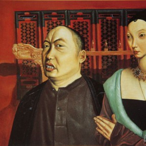 058 Wang Huaxiang, “The Descendant of the Royal Family”, 80.5 x 61 cm, 1995