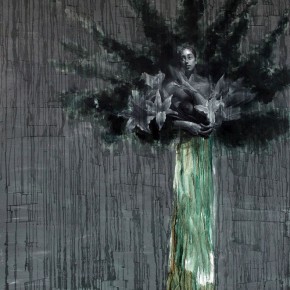 073 Wang Huaxiang, “The Wind Blowing Back No.28”, 200 x 300 cm, 2011