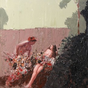 083 Wang Huaxiang, “The Wind Blowing Back No.12”, 100 x 80 cm, 2010