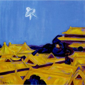 Guang Jun, “Beijing Amorous Feelings”, 100 x 100 cm, 2005
