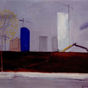 Guang Jun, “Roadside Scenery”, 80 x 60 cm, 2007