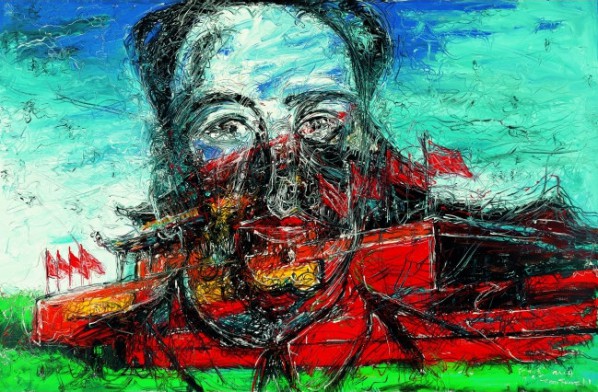 Zeng Fanzhi, Tian’An Men, 2004. Collection privée © Zeng Fanzhi studio