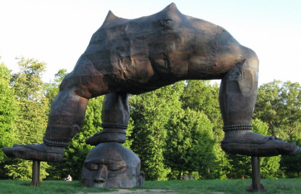 Zhang Huan (b. 1965), Three Legged Buddha, 2007. Photo by Susan DeMark 01