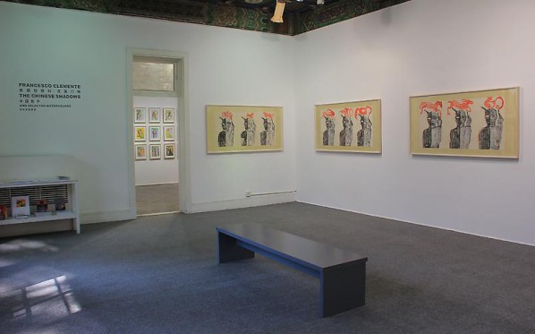 Francesco Clemente, Installation View of The Chinese Shadows 03, 2014