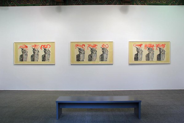 Francesco Clemente, Installation View of The Chinese Shadows, 2014 Courtesy of the artist and James Cohan Gallery