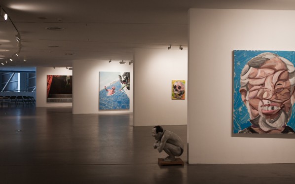 12 Installation view of “Big Face – New Works by Yue Minjun”