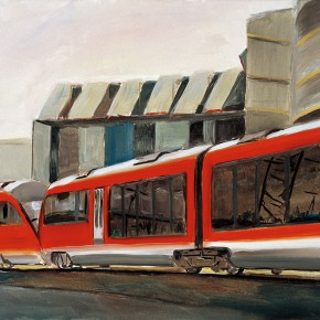 133 Wu Yi, “Railway Station No.5”, oil on canvas, 50 x 60 cm, 2007