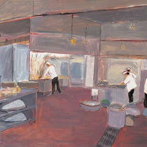 148 Wu Yi, “Kitchen”, oil on canvas, 80 x 100 cm, 2006