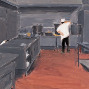 149 Wu Yi, “Kitchen”, oil on canvas, 70 x 60 cm, 2006