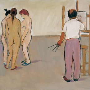 155 Wu Yi, “A Professor”, oil on canvas, 30 x 40 cm, 2005