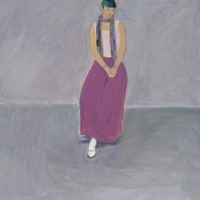 156 Wu Yi, “The Pink Skirt”, oil on canvas, 60 x 50 cm, 2005