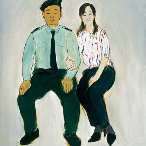 170 Wu Yi, “Newly-Married Couple”, oil on canvas, 60 x 50 cm, 2005