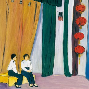 172 Wu Yi, “The Club”, oil on canvas, 60 x 50 cm, 2005