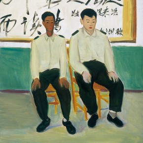 174 Wu Yi, “New Recruits”, oil on canvas, 60 x 50 cm, 2005