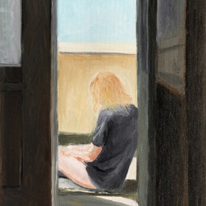 2 Wu Yi, “Balcony”, oil on canvas, 31 x 22 cm, 2013