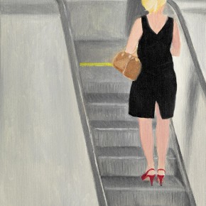 43 Wu Yi, “The Subway”, oil on canvas, 31 x 22.5 cm, 2013