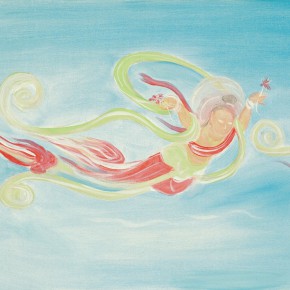 95 Wu Yi, “Flying”, oil on canvas, 40 x 50 cm, 2010