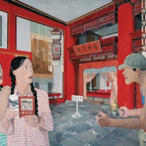 Ma Xiaoteng, The Palace of Earthly Tranquility, 205×300cm, Acrylic on Canvas, 2010-2012