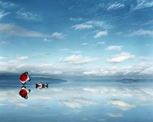 Hannes Schmid, Bonneville Salt Flats, Utha from Bonneville (Formula 1) , 200 x 250cm, Inkjet Print, 2006