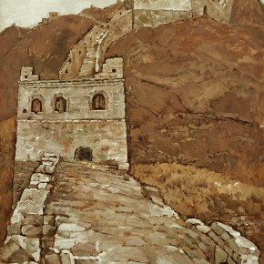 33 Sun Jingbo, “Jinshanling Great Wall”, 79 x 53 cm, 1986