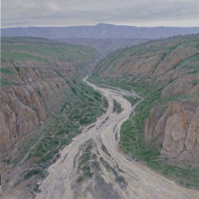49 Sun Jingbo, “The Dry Riverbed”, 200 x 200 cm, 2012