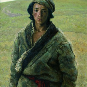 88 Sun Jingbo, “A Plateau Youth”, oil on canvas, 105 x 75 cm, 1983