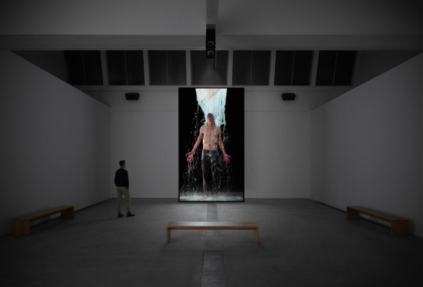 01 Installation view of exhibition 'Bill Viola Transformation',Faurschou Foundation, Beijing, 2014. Photo by Jonathan Leijonhufvud, © Faurschou  Foundation