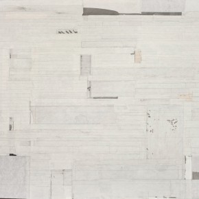 21  Liang Quan, “Salute to Ni Zan”, ink, rice paper collage, 90 x 120 cm, 2013