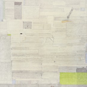 46 Liang Quan, “Sailing~Afar 2010-2 Two Pieces”, ink, colors, rice paper collage on linen, 200 x 150 cm, 2010 (part 2)