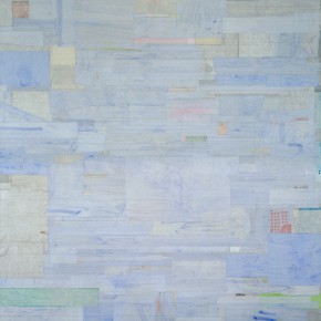 49 Liang Quan, “Untitled”, rice paper, ink, colors, mixed techniques collage on linen, 125 x 95 cm, 2010