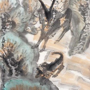 09 Li Yang, “The Spring of the Plateau”, 136 x 68 cm, 2011