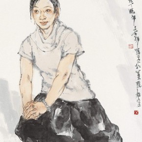 114 Li Yang, “The Girl from Fujian”, 136 x 68 cm, 2006