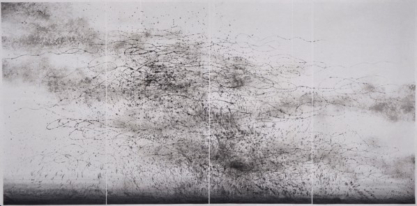 Wang Huangsheng, “Moving Visions”, 280 × 140 cm, 2014