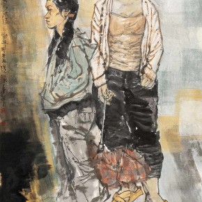 61 Li Yang, “Hourly Workers”, 180 x 90 cm, 2007