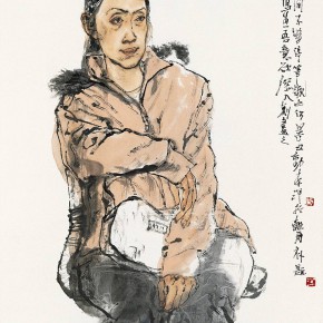 98 Li Yang, “The Girl from Shenyang”, 136 x 68 cm, 2004