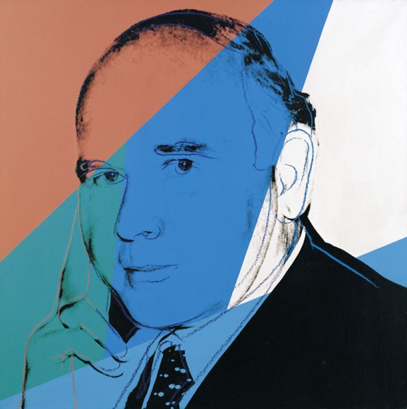 Andy Warhol, Portrait of Peter Ludwig, 1980, screen printing