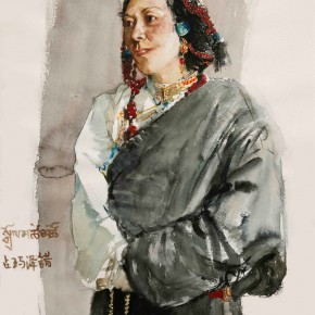 03 Li Xiaolin, “Zhanmazecuo”, watercolor, 2011