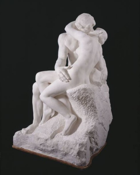 14 Auguste Rodin, The Kiss, large, 1888-1898, plaster, 184 x 112 x 110 cm, Rodin Museum in Paris, S. 174