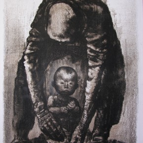 85 Li Xiaolin, “The Seed”, lithograph, 50 x 70 cm, 1999