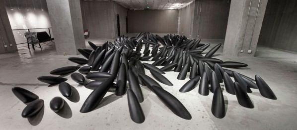 aaajiao, Karesansui, 2014, installation view