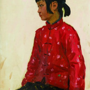 06 Wen Lipeng, The Little Girl Xiaomin, oil on cardboard, 54 x 39.2 cm, 1978