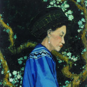 08 Wen Lipeng, Impression Xiangxi, oil on cardboard, 52.5 x 41.8 cm, oil on cardboard, 1982