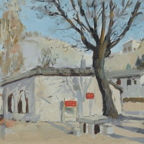 114 Wen Lipeng, Chair Mao’s Former Residence in Wang Jiaping, 27.1 x 36.8 cm, 1974